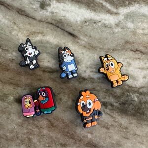 Bluey Jib-it’s Crocs Accessories set of 5 Random Charms